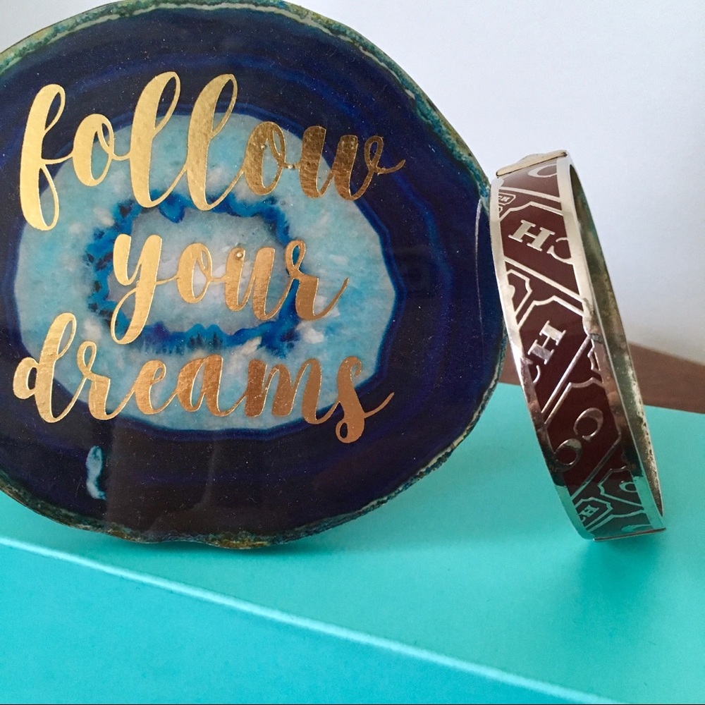 Coach signature bangle bracelet